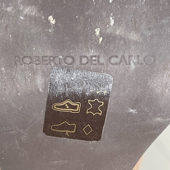 ROBERTO DEL CARLO Brown Suede Women's Heeled Mules, IT40/US9 - Picture 9 of 13